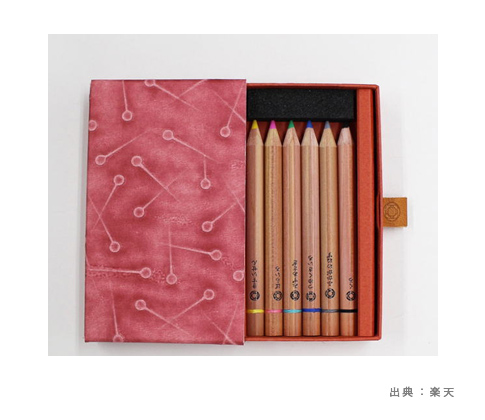 浮き紙の小箱 色えんぴつ