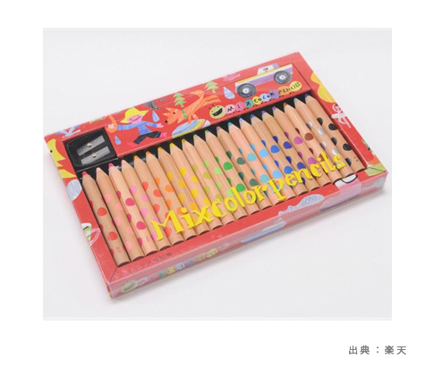ミックス色鉛筆20本