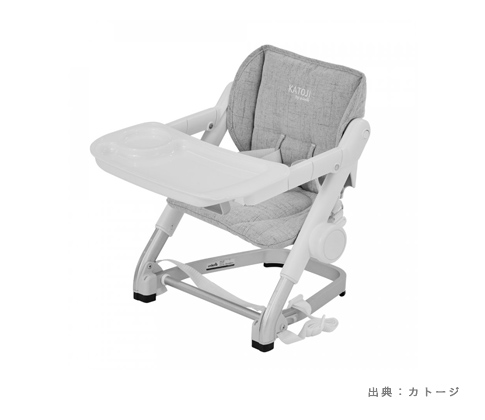 トレイと収納袋が付くホワイトのfeedmeの例