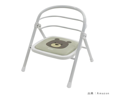 音が鳴らず、折りたたんで片付けられるくまのウェルトⅡの例