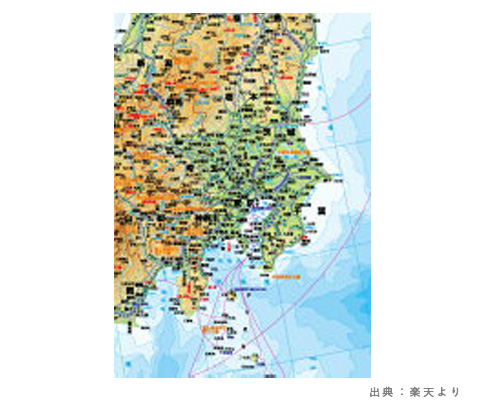 日本地図（日本全図）B1判・単品