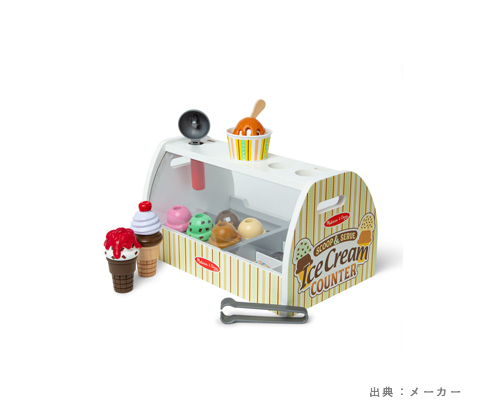 メリッサ&ダグ スクープ&サーブ アイスクリームカウンター