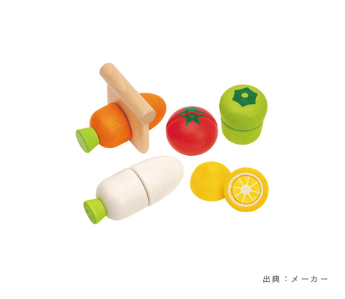 ウッディプッディ はじめてのおままごと ベビー サラダセット