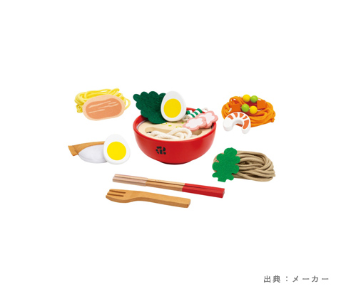 ウッディプッディ はじめてのおままごと めん料理セット