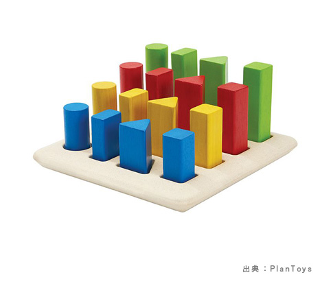 PlanToys(プラントイ) 幾何学ペグボード(5125)の参考画像