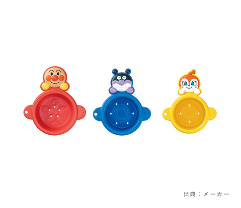 アンパンマン つなげて!かさねて! おふろでシャワーカップの参考画像