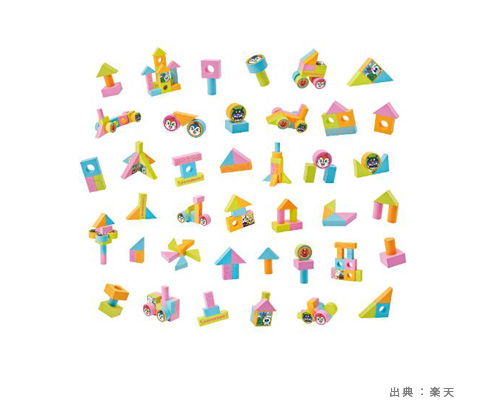 アンパンマン しずかでかるくてやわらか安全つみき