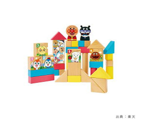 アンパンマン 天才脳 筒入りつみ木（2024年仕様・37個）